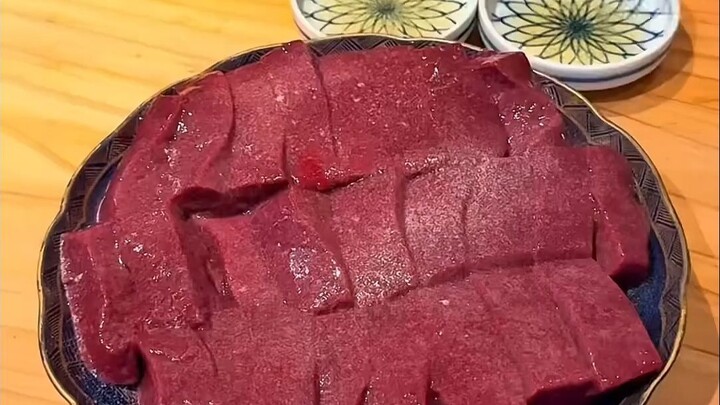 Aichi’s #1—so tender! Japanese Wagyu liver that melts in your mouth like yokan 🥩 [Aichi – Oza-yaki, 