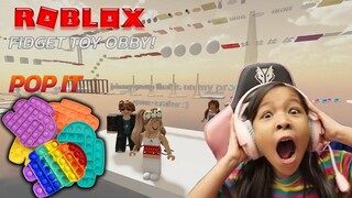 FIDGET TOY OBBY  ROBLOX  แข่งกระโดดในเมือง ป๊อบอิท POP IT