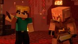 Horror night with haunted village (Minecraft Animation)