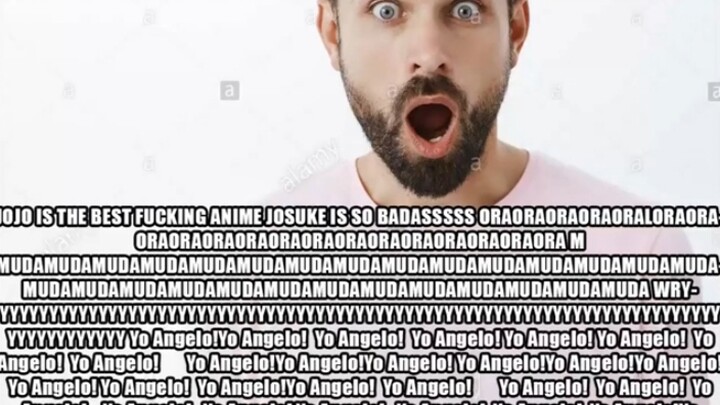 Naruto is a jojo reference