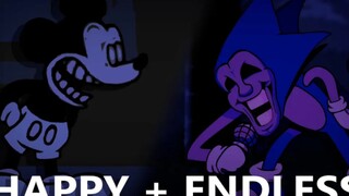 Friday Night Funkin' - ENDLESS HAPPINESS _ Happy but it's a Mashup with Endless