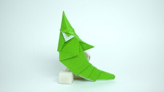 Teach you origami "Pokémon" iron armored chrysalis, which is 99% similar to the anime game!