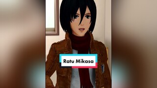 Gk mau jadi Ratu! 😤 aot snk AttackOnTitan shingekinokyojin fyp fypシ fypdong animasi parodi anime mikasa hange historia mmd