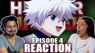 KILLUA IS A MENACE! Hunter x Hunter Episode 4 REACTION!