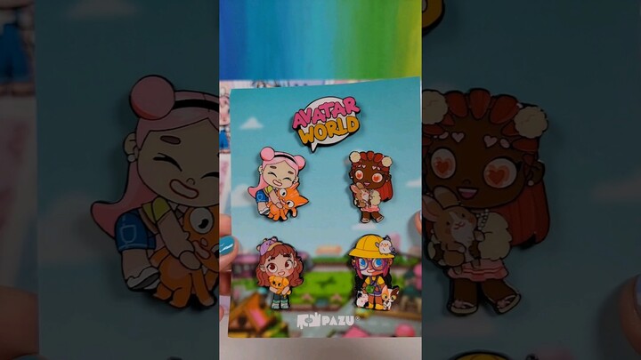 Which one is cutest?  Avatar World Merch Part 3 💜💚🩵#avatarworld