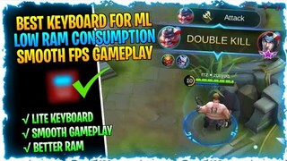 RAM BOOSTER FOR MOBILE LEGENDS - SUPER LITE KEYBOARD - Optimize + Fix lag in Mobile Legends | MLBB