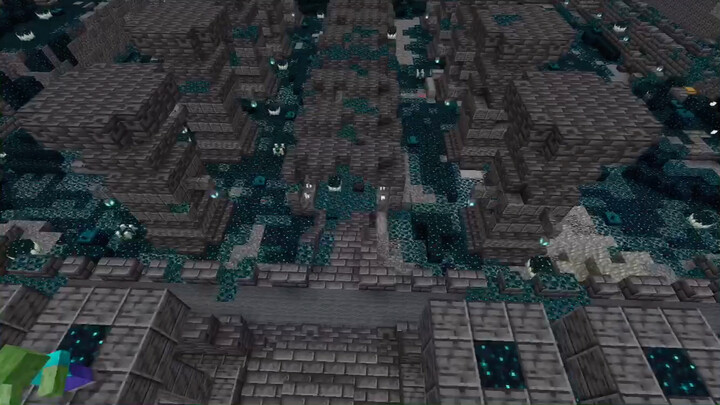 The Ancient City of the Deep - One of the largest ruins in Minecraft, a sleeping place guarded by so