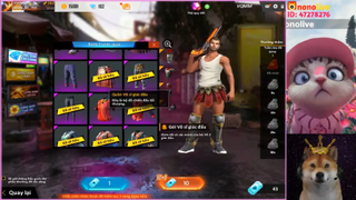 [Free Fire] Khô máu 100 vé quay 💎 với set Chiến Binh La Mã nam