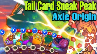 Axie Infinity Origin - Tail Card Sneak Peak | First Look and Impression | Skill  Review (Tagalog)