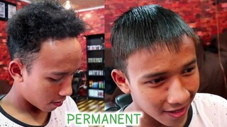 cara meluruskan rambut permanen, rambut keriting jadi lurus