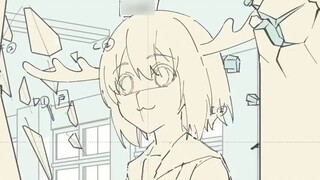 The official original painting of the animation "Kanoko Kanoko is watching" is released