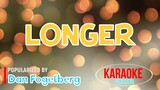 LONGER - Dan Fogelberg | Karaoke Version |HQ 🎼📀▶️