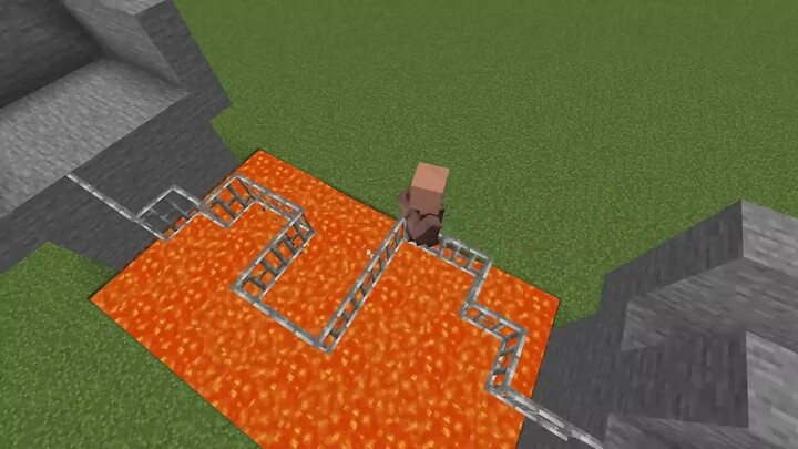 Minecraft: Can I walk a tightrope with a villager's IQ?