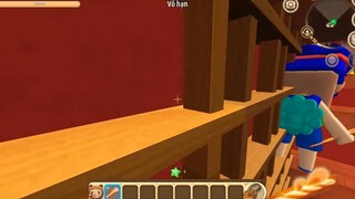 THỬ THÁCH 1 NGÀY BAY LÊN MẶT TRĂNG MINIWORLD THOÁT KIẾP NOOB CỦA KAMUI CÙNG HERO