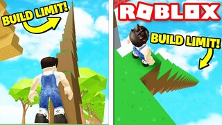 REACHING THE ABSOLUTE BUILD LIMIT In Roblox Islands!