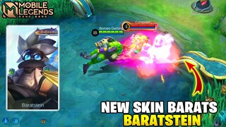 Barats Baratstein New Hallowen Skin | New Skill Effect Gameplay | Mobile Legends