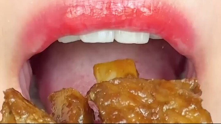 ASMR EMOJI FOOD 🧅🦐🥕🥚🥤이모지 먹방 (sped up)