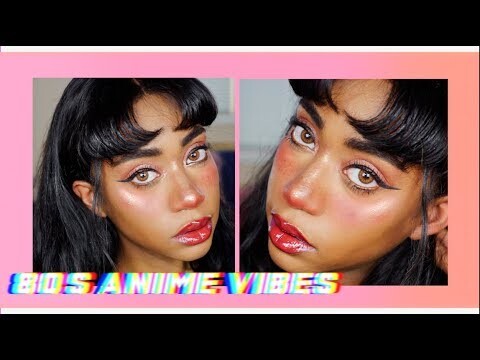 80's Anime Vibes Makeup | Retro Look