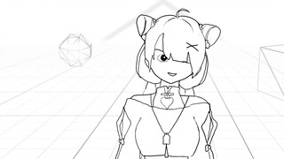 When a virtual anchor wears clothes for the first time?! [Matchstick Becomes Human 01]