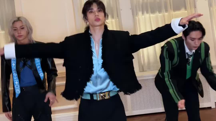 Minho × Hyunjin × Felix's "Chk Chk Boom" Dance Challenge