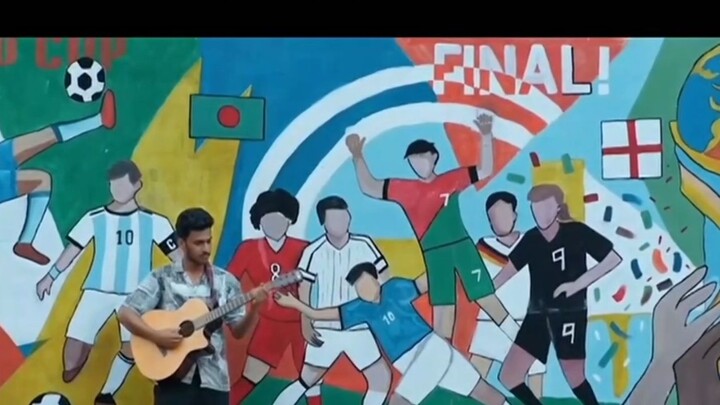 #fifaworldcup the greated flag sho of noyakhali বিজ্ঞান প্রযুক্তি বিশ্ববিদ্যালয়ের ছাত্র ছাত্রী রা..