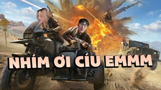 (PUBG) NHISM CÒNG LƯNG GÁNH EM GÁI ĐUA TOP VÀ CÁI KẾT...