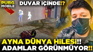 AYNA DÜNYA HİLESİNİ YAPTIM!! 😱 GÖRÜNMEZLİK BUGU Pubg Mobile