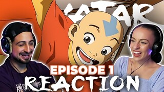 Our FIRST TIME watching Avatar The Last Airbender! | 1x1 REACTION “The Boy in The Iceberg”