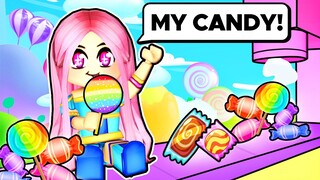 Building a MEGA CANDY STORE In Roblox!