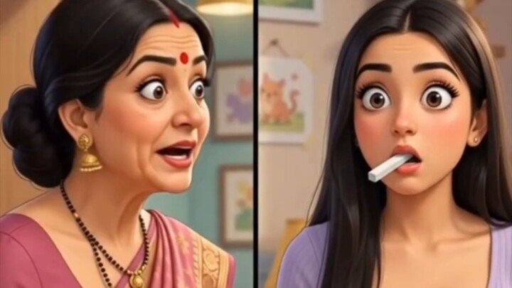 ladki ne Khai bahut sari chock