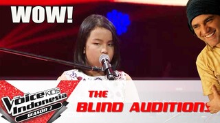 Putri Ariani Reaction - Secret Love Song | The Blind Auditions | The Voice Kids Indonesia