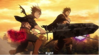 Yami and Asta Vs Dante 3 |#anime #animefight #blackcover