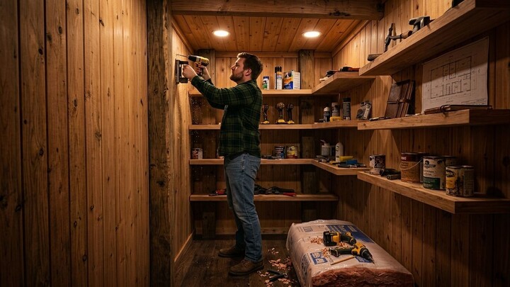 Building a Secret Underground Bedroom Inside a Hill ⛰️🔨