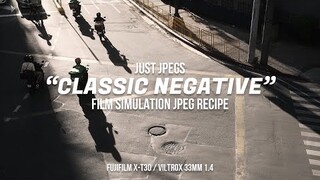 CLASSIC NEGATIVE Film Simulation Recipe Street Photography POV // Fujifilm X-T30 + Viltrox 33mm 1.4