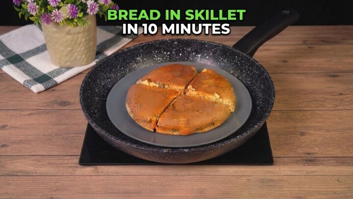 Stop buying bread! Make this healthy carrot and oat skillet bread in minutes 🥕✨