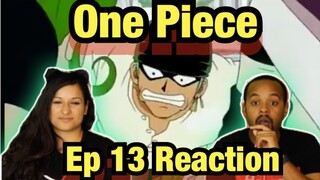 Zoro in SERIOUS TROUBLE! One Piece Reaction Episode 13 | Blind Couple Op Reaction Reaction