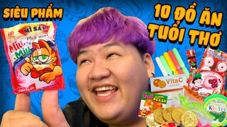 TOP 10 MÓN ĂN VẶT HUYỀN THOẠI CỦA TUỔI THƠ 9X (Mazk Phá Phách #104)