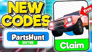 New "Parts Hunt Update Working Codes in Roblox Car Dealership Tycoon