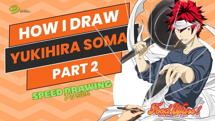 Memasak Done ! - Gambar Sketsa Yukihira Souma Part 2
