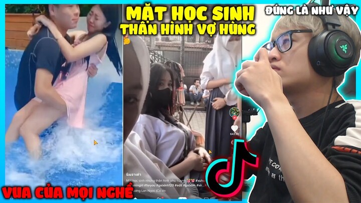 HÙNG GHEN TỊ KHI THẤY NGHỀ SƯỚNG NHẤT THẾ GIỚI TIK TOK VÀ BẠN NỮ MẶT HỌC SINH THÂN HÌNH VỢ TUI