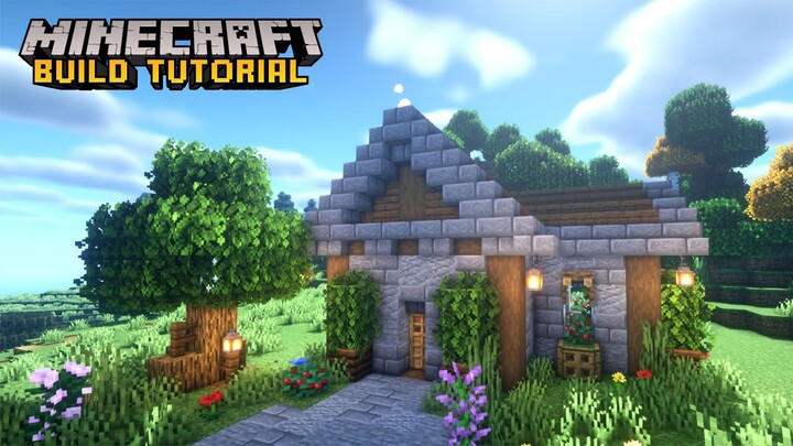 Tutorial Membuat Rumah Sederhana untuk Minecraft Survival - Minecraft Build Tutorial Indonesia #1