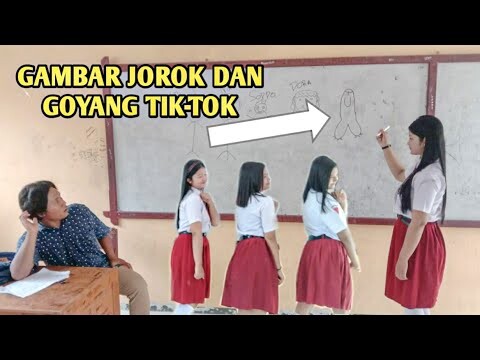 Video lucu sekolah SD-goyang tiktok & gambar jorok😂 | JAGRA ABENK