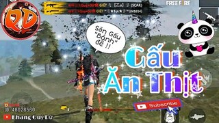 [Cao Thủ FreeFire] Gấu Ăn Thịt Gánh Team | AFK Quỷ Dữ