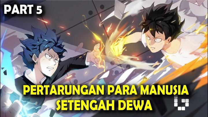 PERTARUNGAN PARA MANUSIA SETENGAH DEWA  Alur Cerita Anime Mob Sang Anak Indigo P