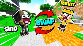 SIRO THỬ THÁCH DEATH SWAP TRONG MINECRAFT TẬP 1: MR VỊT CAY CÚ VÌ KHÔNG TẠO ĐƯỢC BẪY