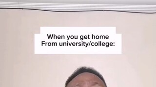 When you go home for holidays