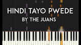 Hindi Tayo Pwede by the Juans Synthesia Piano Tutorial with Sheet Music