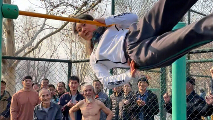 It’s not recommended for seniors to do pull-ups—they might just hurt young people’s pride!