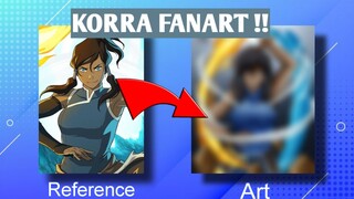 Korra Avatar terkuat?? mari kita gambar !!