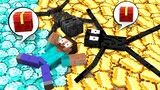 Monster School : Who gets the most? - Gold and Diamond - Funny Story - Minecraft Animation